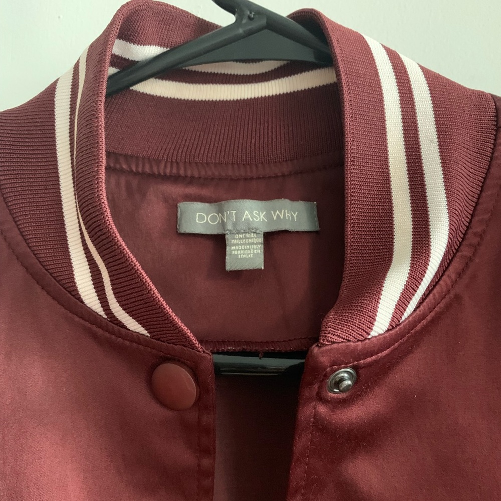 Red Bomber Jacket